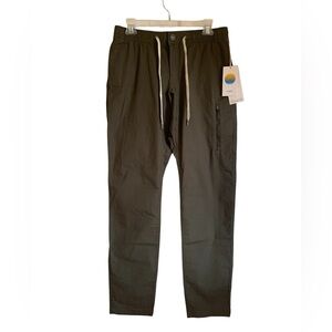 Vuori Ripstop Pants Outdoors Hiking Dark Oregano Organic Cotton Mens Medium NWT